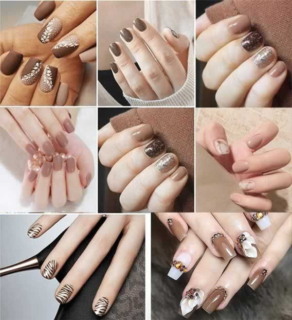 22 Beautiful Brown Nail Pattern