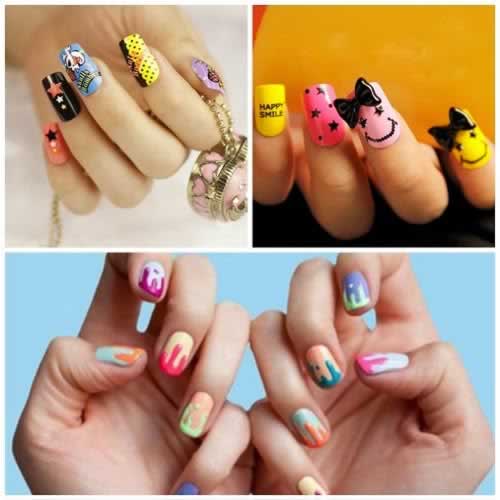 40 Nail Polish With A Childish Motif